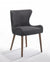 Modrest Jacob Modern Black Dining Chair (Set Of 2) Model VGMA-MI-708-CH