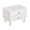 Modrest Bryan - Modern White Nightstand