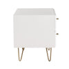Modrest Bryan - Modern White Nightstand