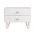 Modrest Bryan - Modern White Nightstand