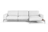 Lamod Italia Villeneuve Modern White Italian Leather Sectional Sofa Model VGNTVILLENEUVE-WHT