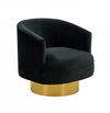 Divani Casa Basalt Modern Black Fabric Accent Chair Model VGRH-RHS-AC-222