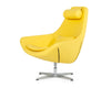 Modern Kenora Modern Yellow Eco Leather Accent ChairModel VGBNEC-096