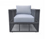Renava Whimsy - Modern Outdoor Light Grey & Dark Grey Sofa Set