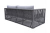 Renava Whimsy - Modern Outdoor Light Grey & Dark Grey Sofa Set