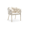 Modrest Debra Modern Off White Fabric Dining Chair Model VGVCB202-WHT