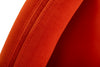 Modrest Frisco Mid Century Orange Velvet Dining Chair Model VGEUMC-9577CH-A