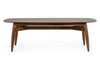 Modrest Ackley - Modern Walnut Rectangular Dining Table