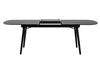 Modrest Addax - Modern Black Extendable Dining Table