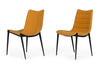 Modrest Hubbell Industrial Tan Eco Leather Dining Chair (Set Of 2) Model VGHR3520