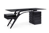 Modrest Suffolk - Contemporary Black Ash Desk
