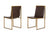 Modrest Dalton Modern Brown Leatherette Dining Chair (Set Of 2) Model VGGMDC-305-DC