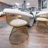 Modrest Chandler Modern Beige Velvet & Gold Dining Chair Model VGZAY007-BEI-DC
