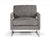 Modrest Edna Modern Dark Grey Fabric Accent Chair Model VGRHRHS-AC-201-GRY