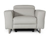 Accenti Italia Lucca - Italian Modern Grey Armchair w/ Electric Recliner
