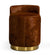Modrest Belvista - Modern Brown Cowhide Ottoman