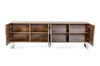 Modrest Gilroy - Modern Walnut & Stainless Steel Buffet