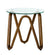 Modrest Lassen - Modern Glass & Walnut End Table