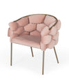 Modrest Debra Modern Pink Fabric Dining Chair Model VGVCB202-DC-PNK