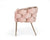 Modrest Debra Modern Pink Fabric Dining Chair Model VGVCB202-DC-PNK