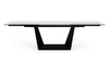Modrest Bronwin - Modern Black Glass Extendable Dining Table