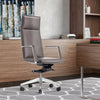 Modrest Gorsky Modern Grey High Back Executive Office Chair Model VGFUA1819-GRY-OC
