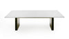 Modrest Auer - White Marble & Gold Dining Table