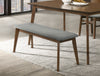 Modrest Castillo - Modern Walnut Dining Bench