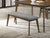 Modrest Castillo - Modern Walnut Dining Bench