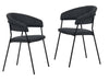 Modrest Marlynn Modern Dark Grey Dining Chair Set Of 2 Model VGFH-129571-GB-DC