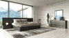 Eastern King Modrest Manchester Contemporary Dark Grey 4 Piece Bedroom Set Model VGWD-HLF2-4PC-SET-EK