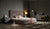 Eastern King Modrest Duke Modern Grey Velvet & Black Gun Chrome 4 Piece Bedroom Set Model VGVCBD1903-GRY-SET-4PC-EK