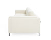 Divani Casa Schmidt Modern Off White Fabric Sofa & 2 Chairs Model VGKK-KF.7020-SET-OFWHT