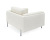Divani Casa Schmidt Modern Off White Fabric Sofa & 2 Chairs Model VGKK-KF.7020-SET-OFWHT