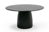 Modrest -Lander Modern Mid Century Black Oak Round Dining Table 