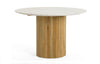 Modrest - Cambridge White Marble & Mango Round Dining Table