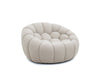Divani Casa Yolonda Modern Curved Beige Fabric Chair Model VGEV2126C-CHR-C-01
