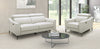 Divani Casa Eden Modern White Leather Recliner Chair Model VGKV-KM.5012-CHR-WHT