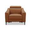 Divani Casa Eden Modern Camel Leather Recliner Chair Model VGKV-KM.5012-CHR-CML