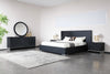 Eastern King Lamod Cirque - Modern Black Ash Bedroom Set