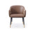 Modrest Calderon Modern Brown & Beige Vegan Leather Dining Chair Model VGVCB065-BRN-DC
