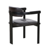 Modrst Aneta Modern Dark Brown Leather & Black Dining Chair Model VGOD-ZW-23152-BLK