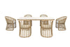 Renava Mina - Outdoor Bamboo Wicker Dining Set