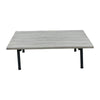 Renava Suntide - Outdoor Grey Fabric + Beige Rattan + Grey Acacia Sofa Set