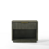 Nova Domus Santa Barbara + Santa Monica - Modern Grey Fabric + Grey Wash Bedroom Set