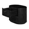Modrest Fields Modern Black Acacia Nightstand Model VGWD-VGD2-BST02-BLK