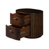 Modrest Fields Modern Walnut Acacia Nightstand Model VGWD-VGD3-BST02-WAL