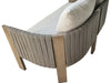 Renava Salvora Outdoor Beige Fabric & Grey Rope Sofa Set Model VGVK-WT275-SET-BGE