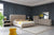 Eastern King Modrest Florence Modern Beige Velvet & Shagreen Bedroom Set Model VGVC-BD2410-SET-EK