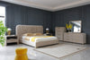 Modrest Florence Modern Beige Leatherette & Gold Dresser Model VGVC-J2410-D